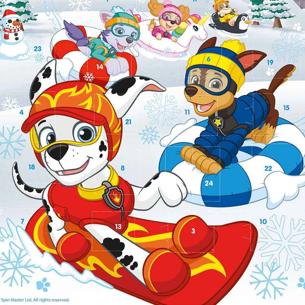 Χριστουγεννιάτικο Ημερολόγιο Paw Patrol Merry Christmas Advent Calendar 75g